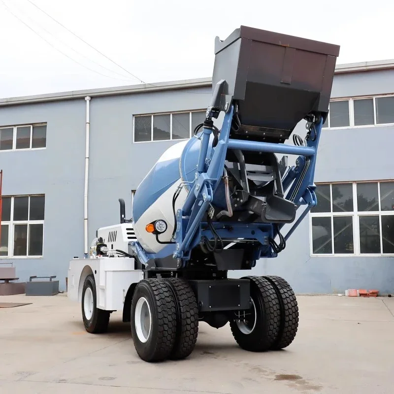 4m3 Corey Ajax Fiori Engineering Self Loading Ready Mix Silla Concrete Mixer Truck Mobile Price Construction Sale Price