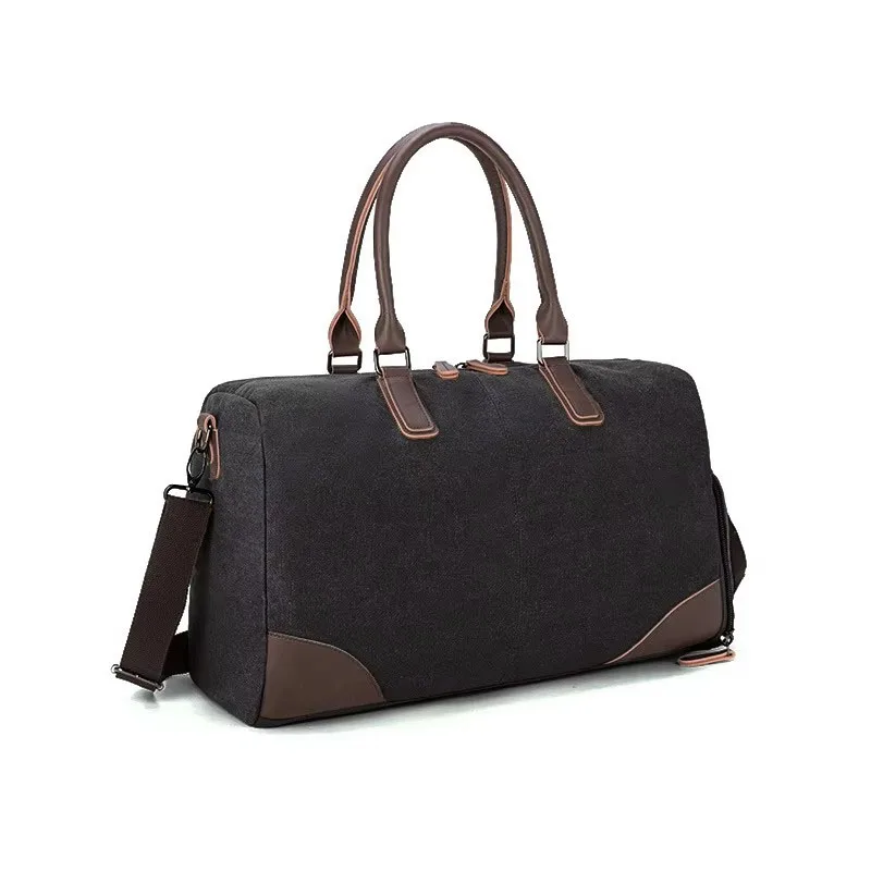 Fashionable travel bag canvas handbag fitness bag travel and outing portable single-shoulder backpack personalized crossbody bag