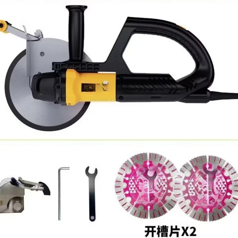 Brushless slotting machine, special for plumbers, installation line pipe slotting and wall slotting artifact