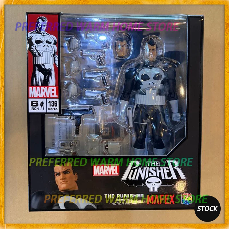 В наличии MAFEX 136 THE PUNISHER Comic Ver. Подвижные коллекционные фигурки (модели)
