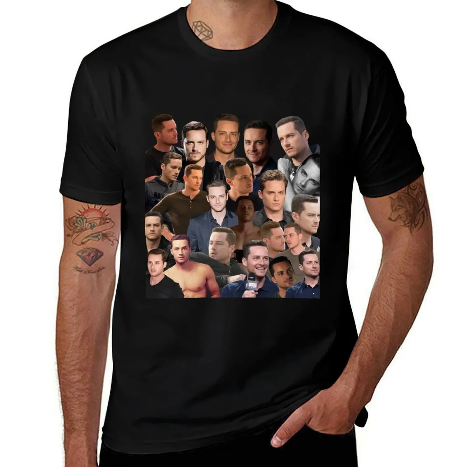 jesse lee soffer photo collage T-Shirt man t shirts cotton T-Shirt