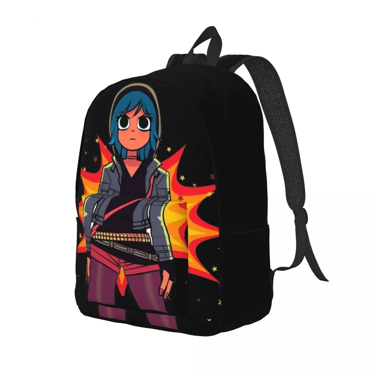 Ramona Flowers Scott Pilgrim for Teens Student School Bookbag Scott Pilgrim vs The World Daypack Middle High College Gift