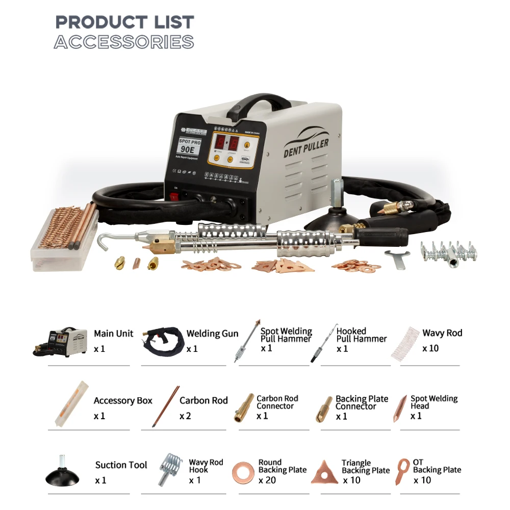 Ranlraka Car Body Repair Spot Welder Machine Dent Puller Dent Repair Kit for Auto Body Shops