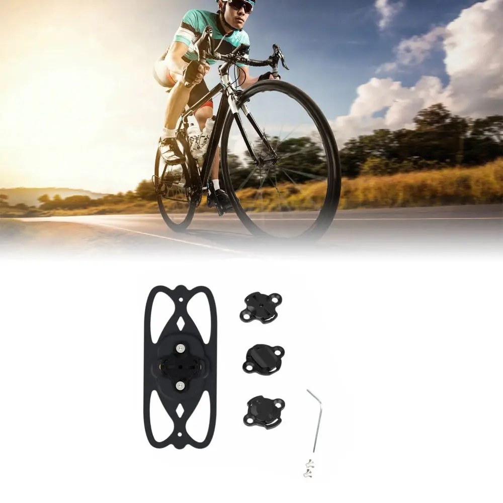 

Shockproof Bike Phone Holder Black Easy Installation Bicycle Computer Mount for Wahoo/Garmin/Bryton Computer Mount Systems