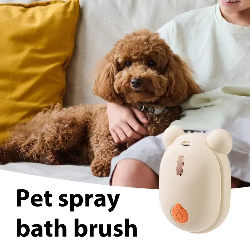 Pet Hair Removal Tool Comb Double Combs USB Charging Shampoo Hair Brush Soothing Massage Rubber Comb Liquid Adding Port