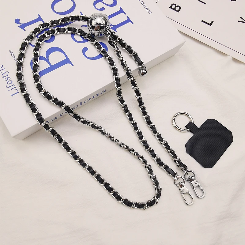 Long Crossbody Small Fragrance Pickup Chain Pendant Mobile Phone Lanyard Adjustable Portable Anti-loss Lanyard Summer Travel