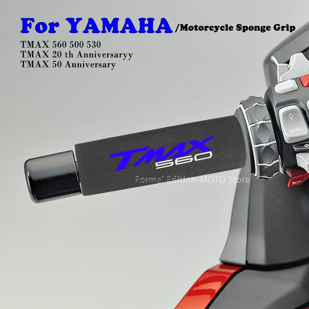 For YAMAHA TMAX 560 TMAX 500 530 Motorcycle Grip Cover Shockproof Non-Slip Motorcycle Sponge Grip Handlebar Grip Sponge Cover