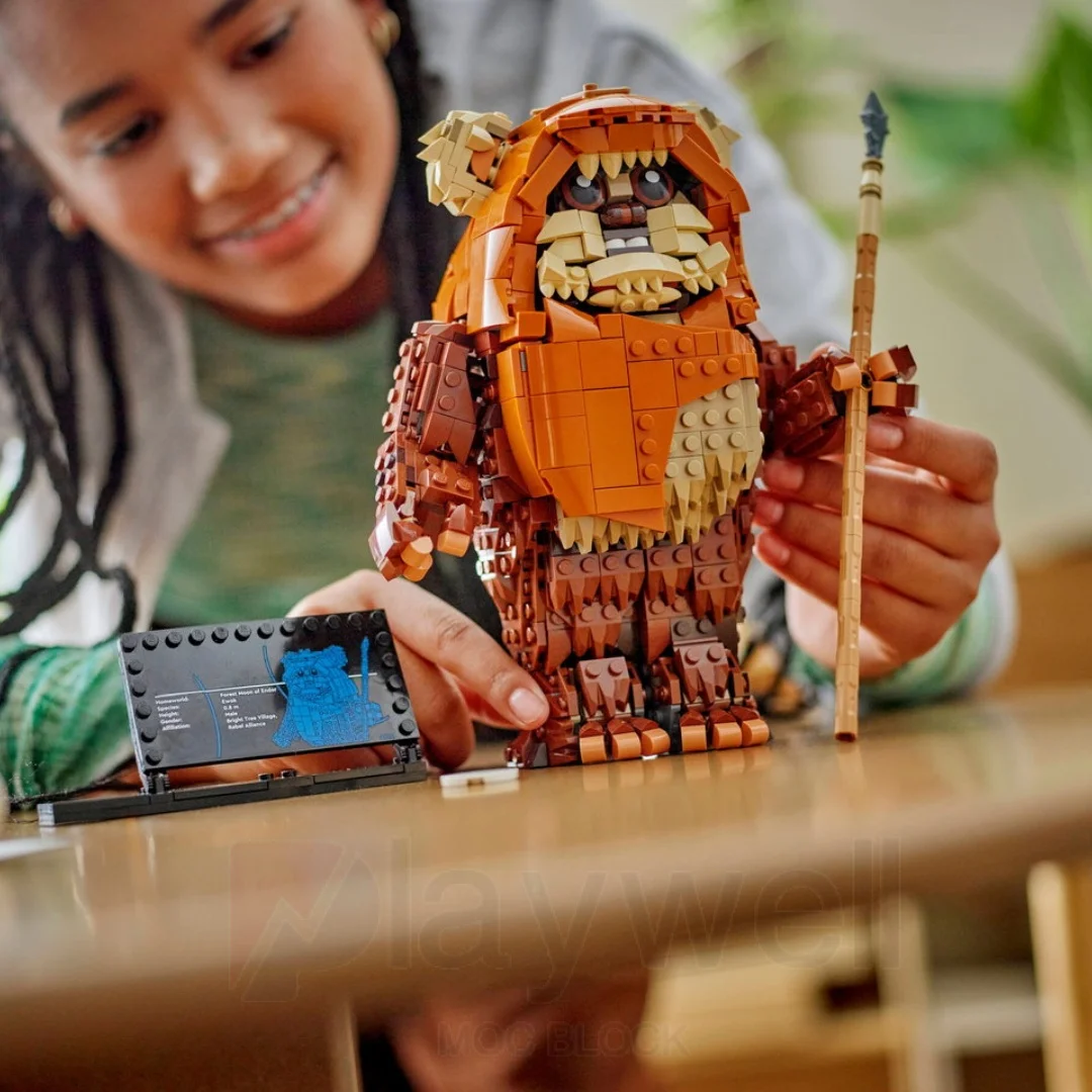 

New Jungle Warrior Action Space Figure Assembly Building Block 1010pcs Jungle Warrior Building Blocks Model Toy 75430 Gifts