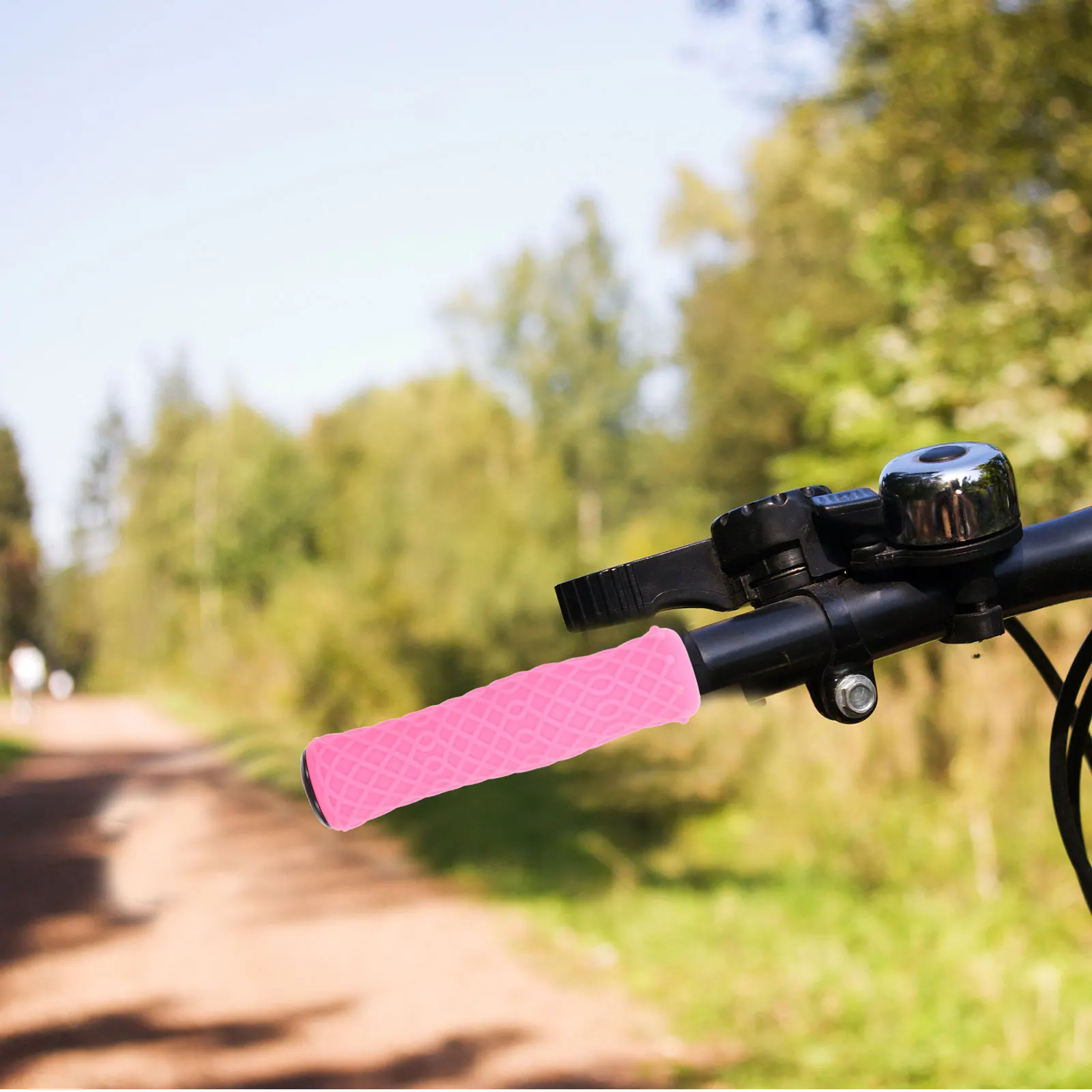 

Silicone Bike Handle Cover Ergonomic Non-Slip Grip for Cruiser Electric Folding Mountain Tricycle Scooter Kids Low-Rider