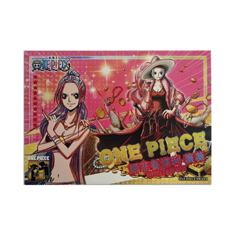 Anime ONE PIECE Rare PR Reflections Flash Cards Law Luffy Sabo Nami Robin Carrot Toys for boys Collectible Cards Birthday Gifts