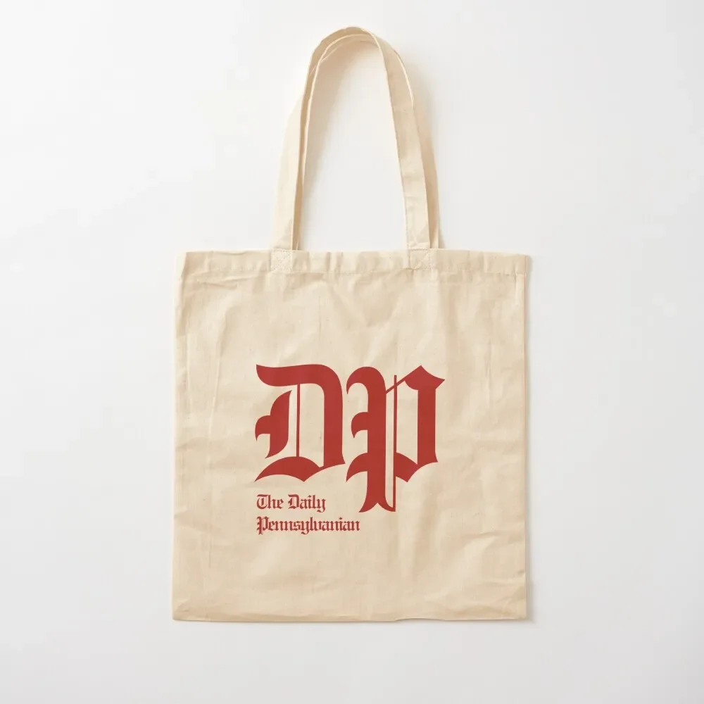 The DP Square Red Logo Tote Bag bags woman 2025 canvas shopping bag Tote Bag