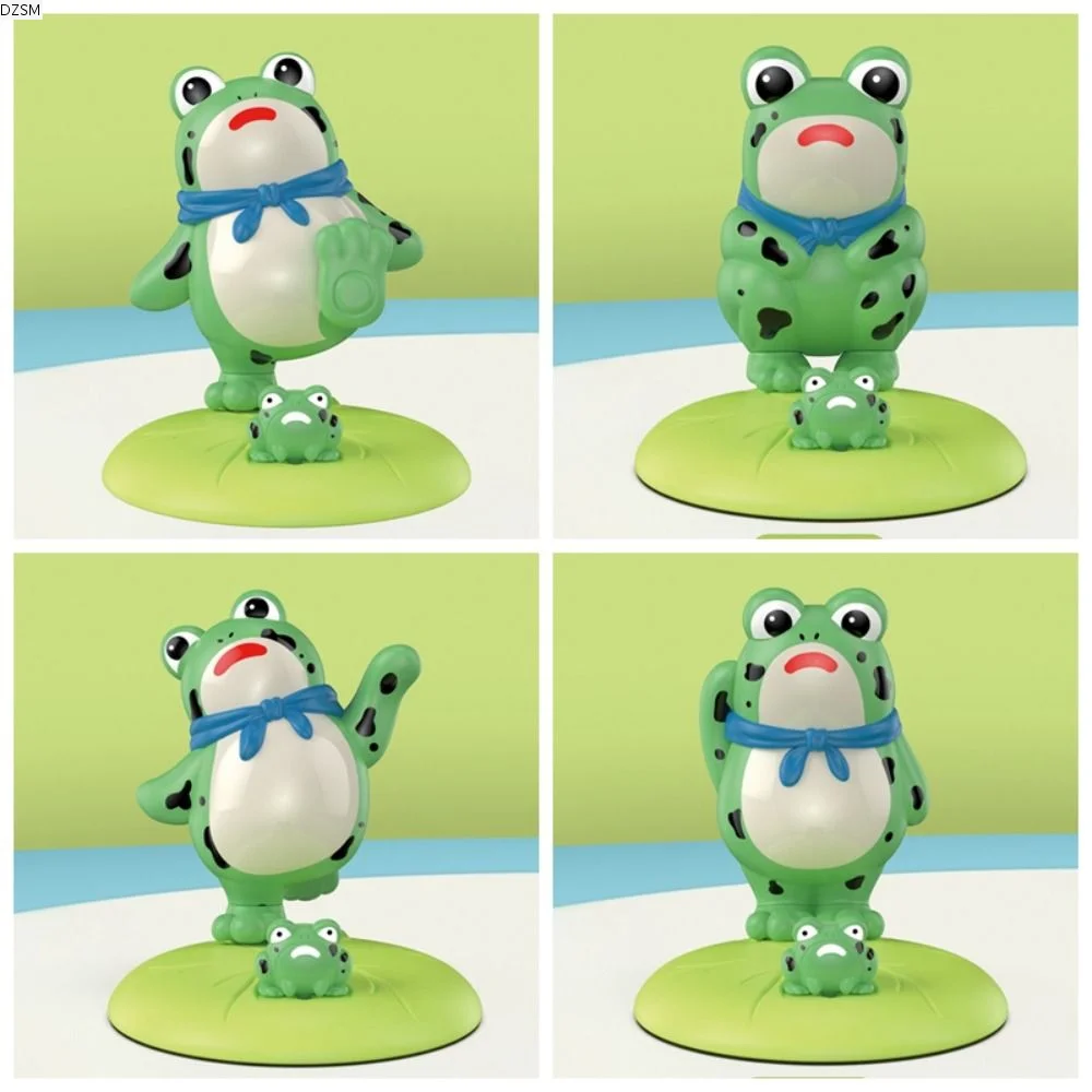 

PVC Doll Sad Frog Phone Holder Desk Decor Portable Green Frog Mobile Phone Stand Cartoon Support Cell Phone Bracket Small Gifts