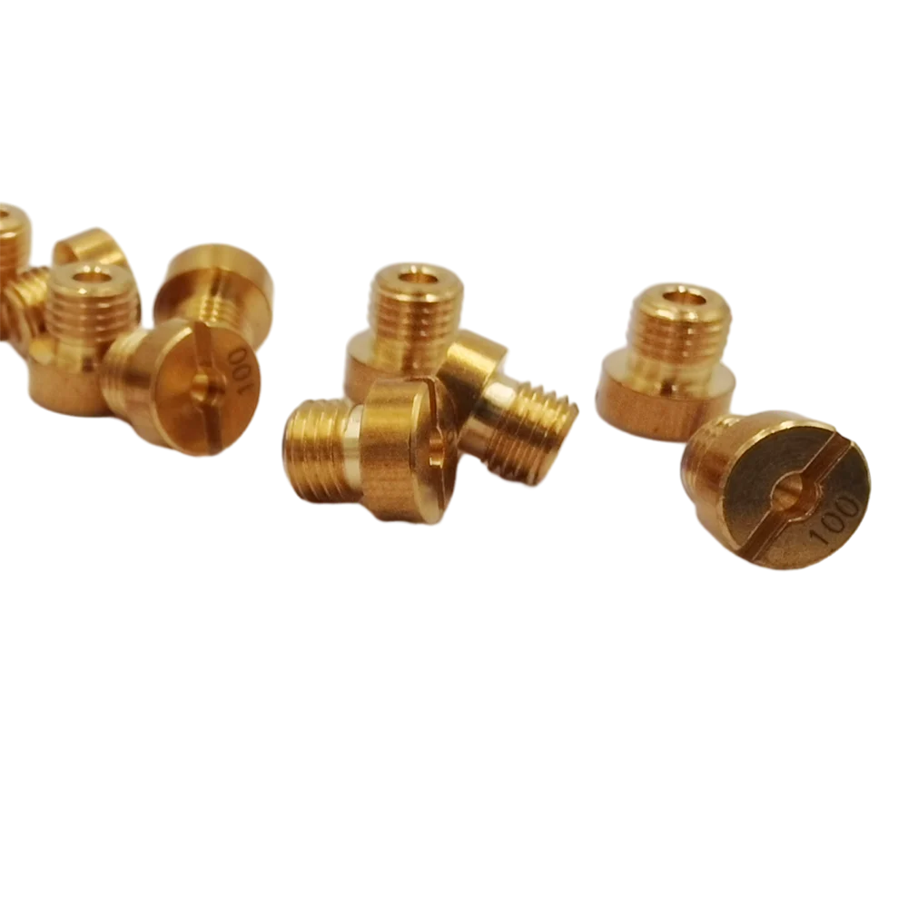 Vergaser-Hauptdüse für Dellorto PHBH PHBL FRD PHF VHB VHSH Einspritzdüse, Größe 55–145, Kit, 10-teiliges Set M6, 6 mm Gewinde – Detail 5