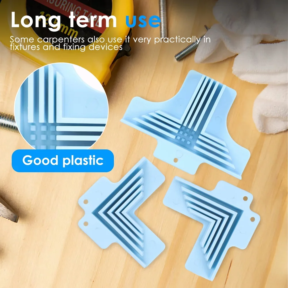 A95I-For 1Mm 1.5Mm 2Mm 3Mm Thickness Corner Guide Set- 8 Pieces For Chipboard Box Right Angle Clamp Tool Paper Holders