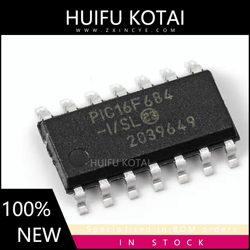 1PCS PIC16F684-I/SL  SOIC-14  PIC16F684 New Spot Inventory