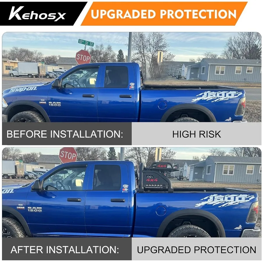 قضبان لفة لرف سرير الشاحنة العالمية مع سلة البضائع لسيارة كولورادو كانيون رينجر نيسان فرونتير تيتان تندرا دودج داكوتا هون