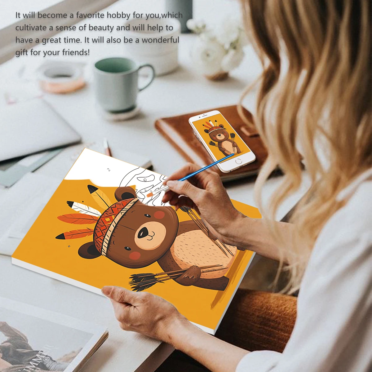 SDOYUNO Diy Painting By Numbers Simple Easy For Beginner Animals cartoon drawing 20*30cm With Frame Canvas Picture Digital oil