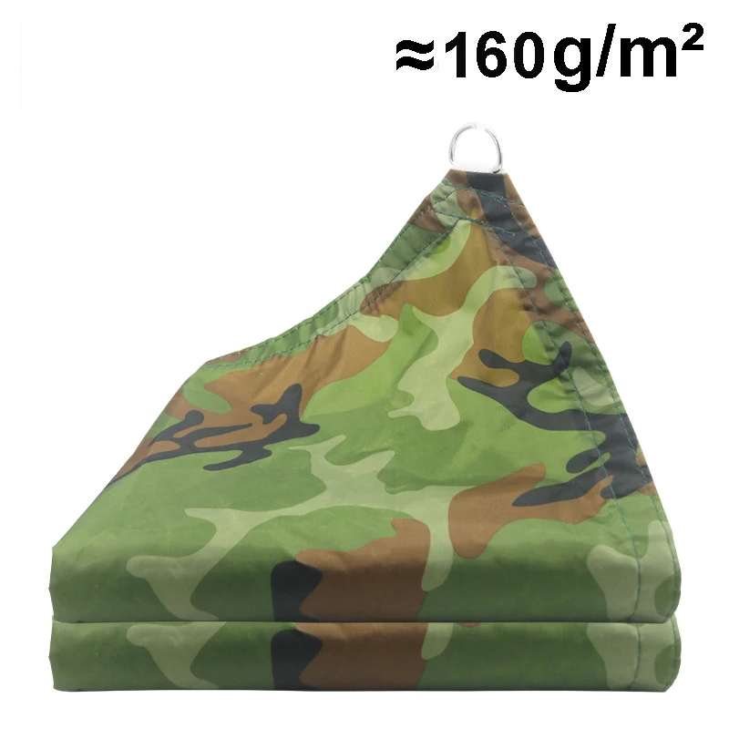 Waterproof Tarpaulin 2*2 4*4 6*6 3*3*3m Large Sunshade Sail Oxford Cloth Anti-UV Tarp Camping Rain Awning Outdoor Sun Shade Sail