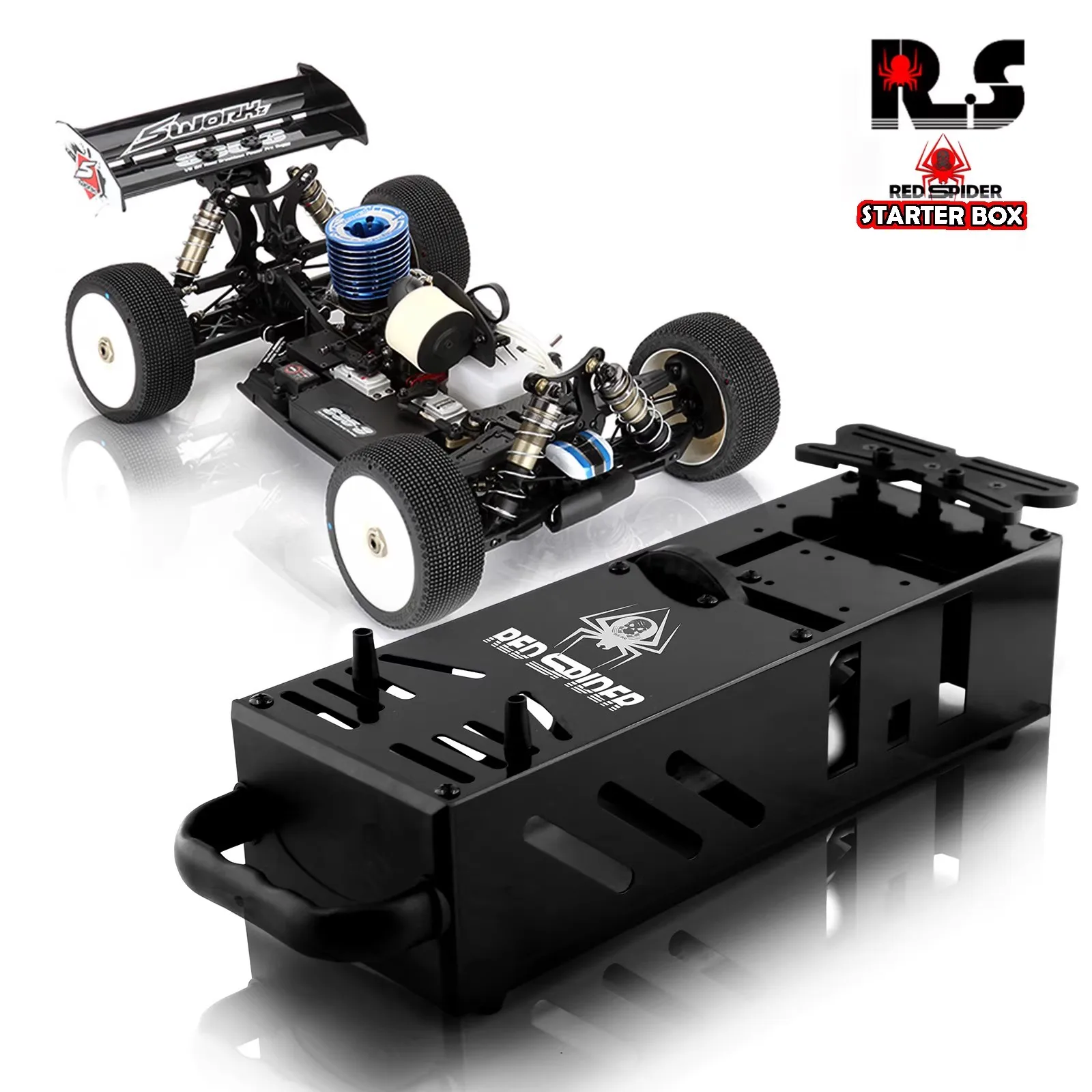 RC model oil vehicle oil powered remote control vehicle starting station 1/8 1/10 oil vehicle dedicated starting station R112