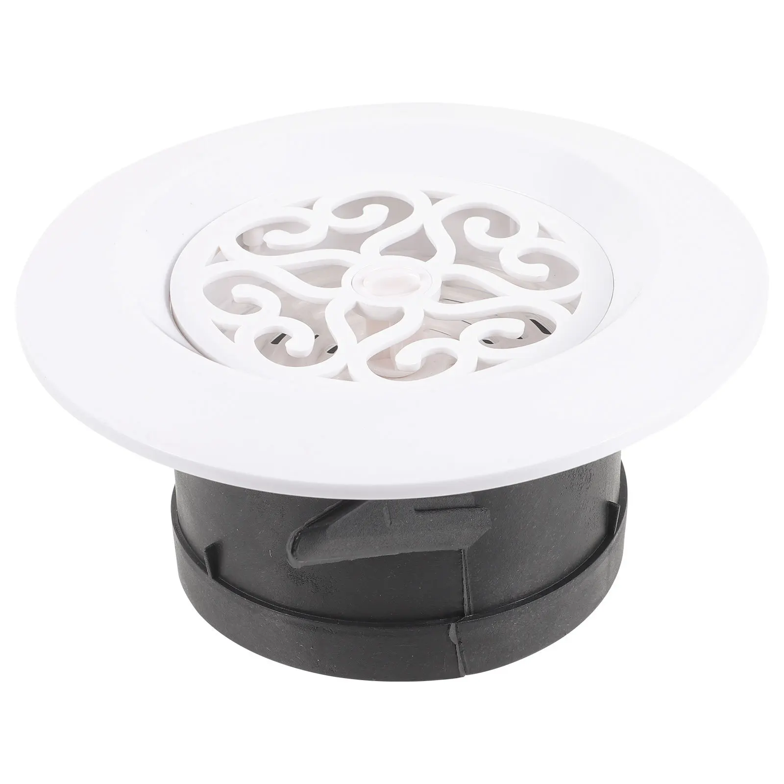 Tampa de ventilação de ar soffit saída 100mm redonda ajustável fluxo de ar ventilação exaustão ventilação fresca para uso interno doméstico