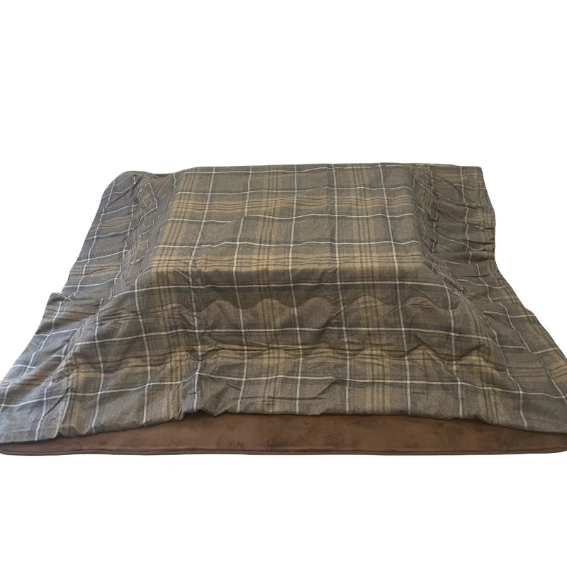 

Thick Cotton Floor Futon Mattress for Kotatsu Table 2pcs/set Japanese Kotatsu Futon - Patchwork Style Cotton Soft Friendly Quilt