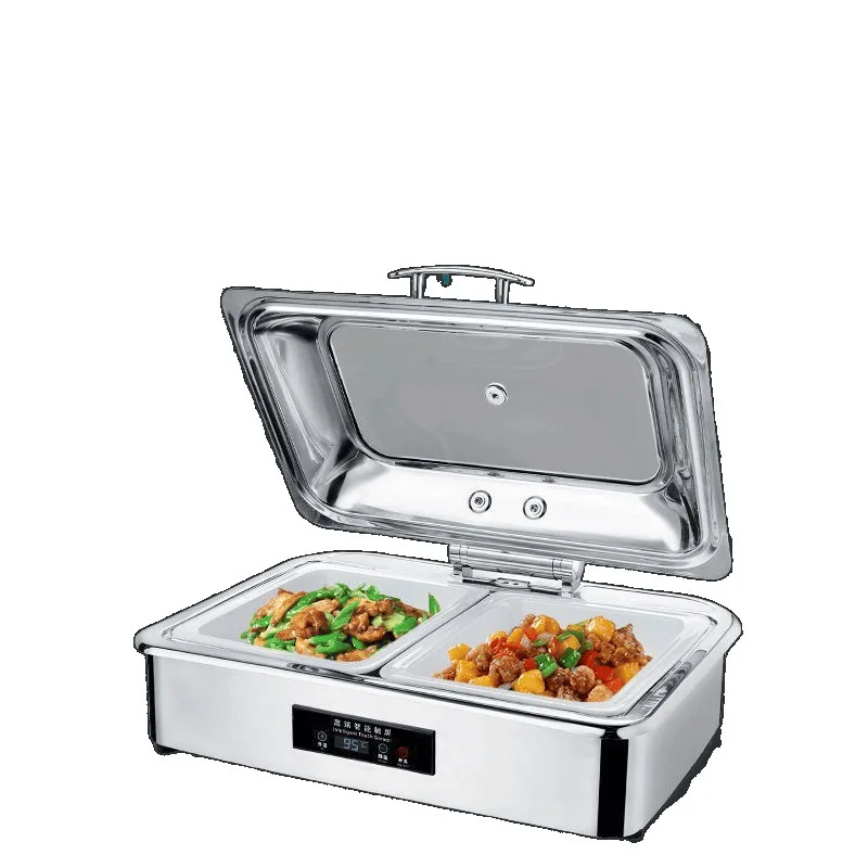 

Commercial buffet insulation furnace, electric heating restaurant special, stainless steel furnace, large capacity