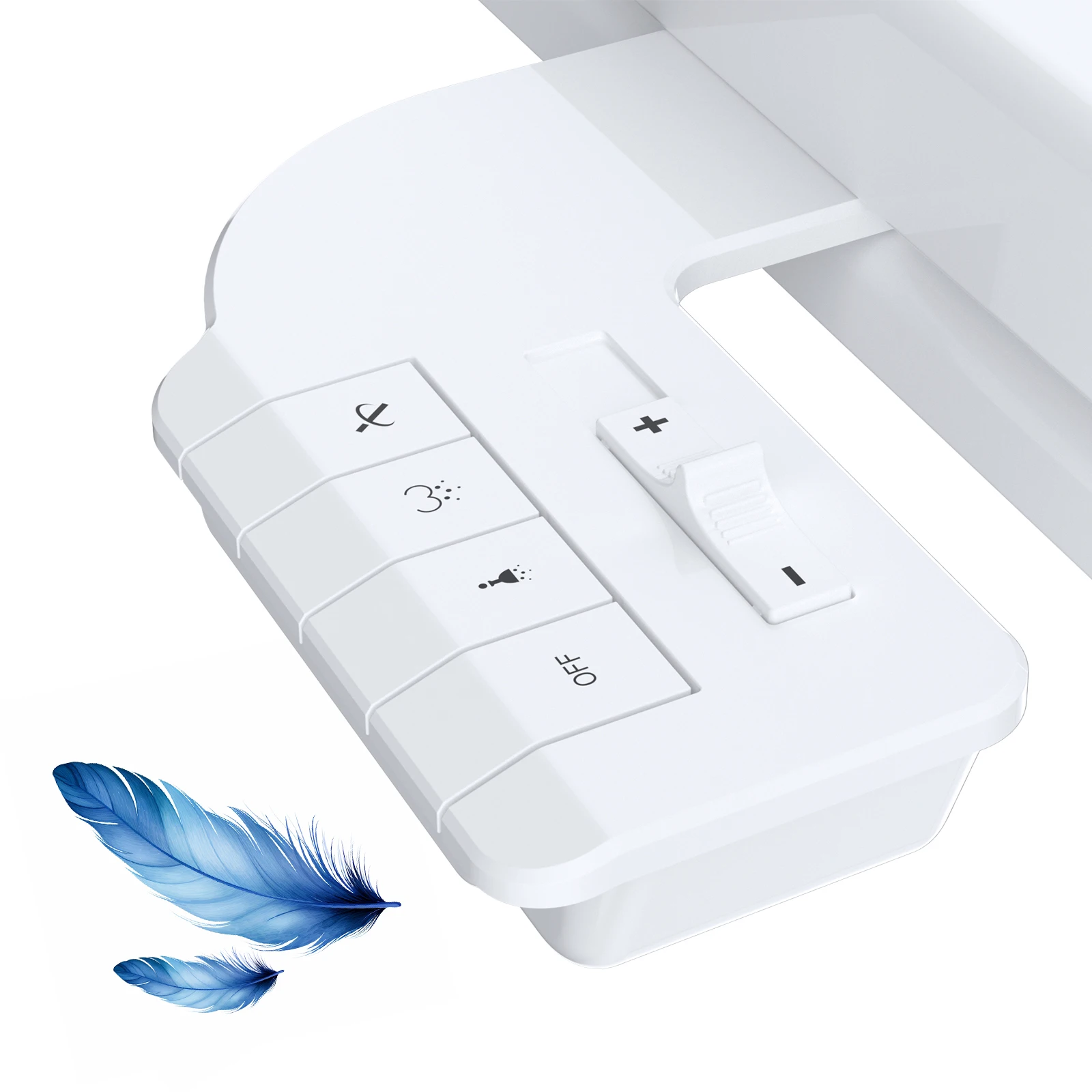 

Bidet Attachment for Toilet Ultra-Slim Bidets for Existing Toilets, Non-Electric Bidet Toilet Seat Self-Cleaning Retractable