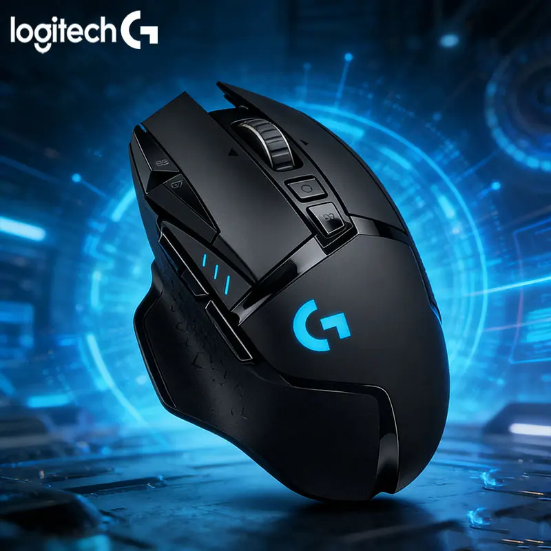 

Легкая и долговечная мышь Logitech G502/G102/G203, для PUBG и LOL, точное управление, настраиваемые кнопки