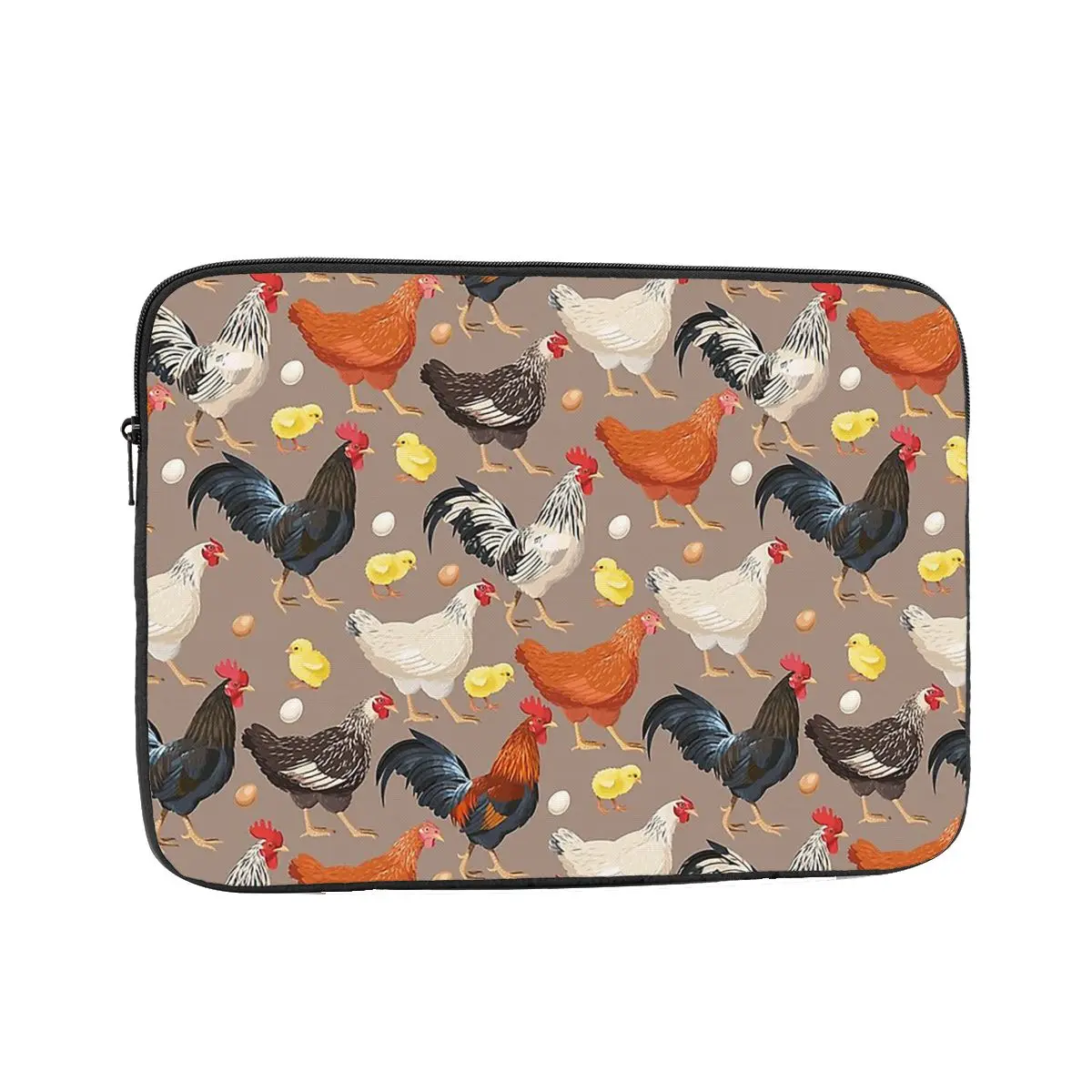 

Chicken Colorfull Pattern Laptop Sleeve Cover Bag 10 12 13 15 17 Inch Notebook Bag Sleeve Tablet Shockproof Case Bag