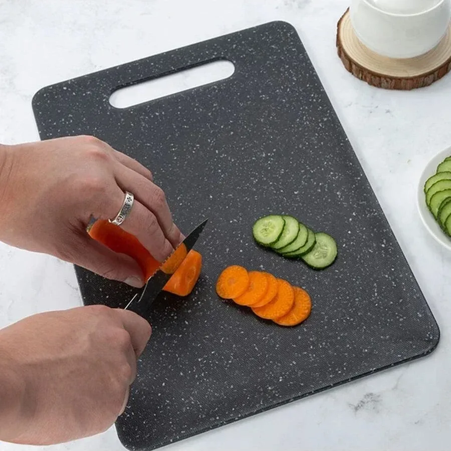Antibacterial Imitation Marble Cutting Board Cutting Board Double-sided Classification Rolling Surface and Panel Cut Fruit