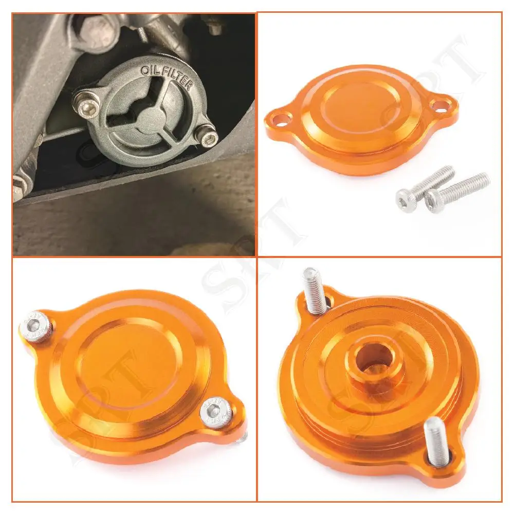 Fit For Duke 390 250 125  RC125 RC200 RC390 2017-2022 Motorcycle Accessories Engine Oil Filter Decorative Cover 390ADV 2019-2023