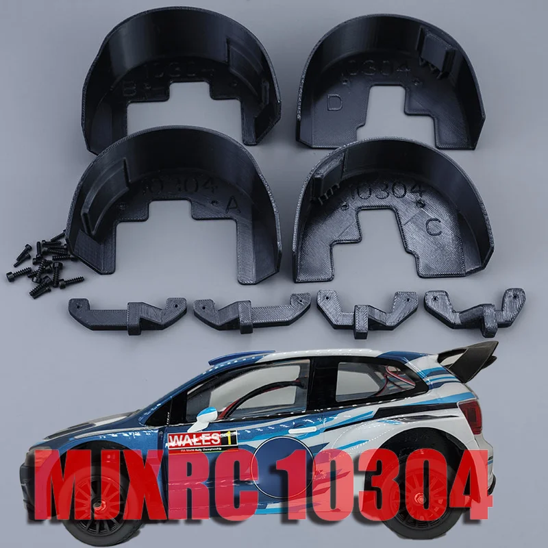 

For 1/10 MJXRC 10304 RC Cars Truck Simulation Front&rear Fenders Suit