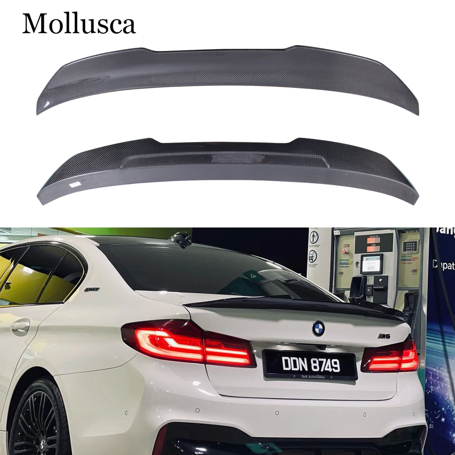 

For BMW 5 Series G30 G38&M5 F90 PSM Style Carbon fiber Rear Spoiler Trunk wing 2016-2023