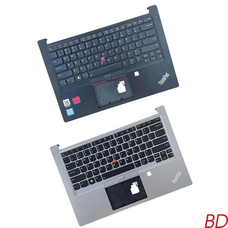 

Чехол для подставки под запястья A+ для Lenovo E490S S3-490 с английской клавиатурой с подсветкой, черный/серый