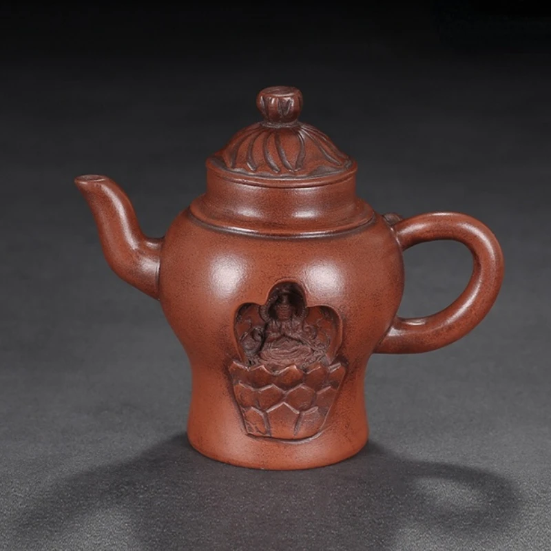 

Purple Clay Pot Raw Ore Backflow Bottom Trough Pure Handmade Household Teapot