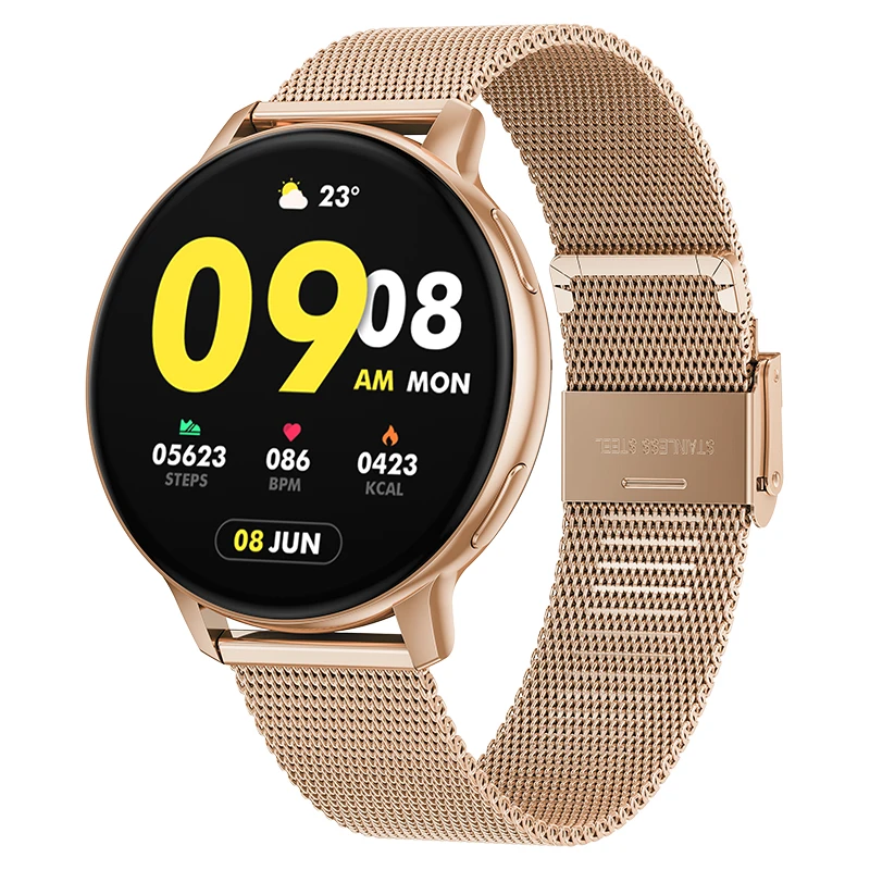 Montre connectée LIGE avec appels Bluetooth, montres tendance pour femmes, cadran personnalisé, suivi de la forme physique et de la santé, montre intelligente pour Android IOS 2026