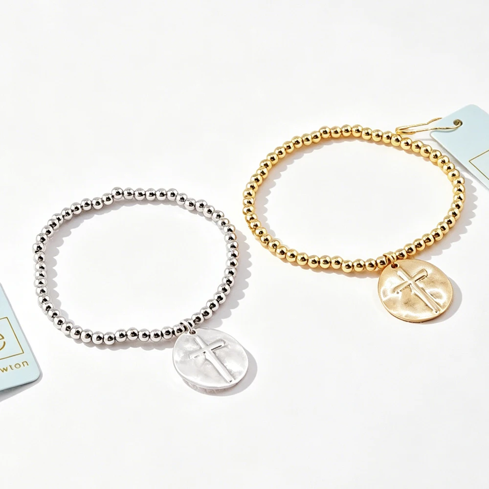 

VKVVA Fashion Jewelry Classic 4mm Beaded Bracelet Inspired by Gold-plated for Women Birthday Gifts, Unique Gift