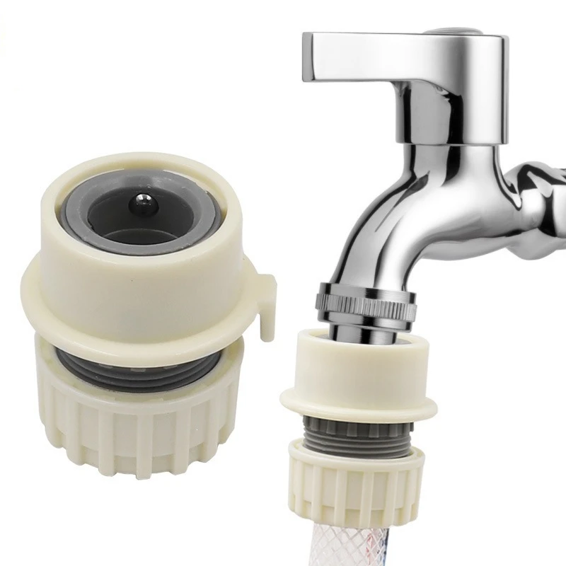 Universal Water Tap Quick Connector, Garden Hose Pipe Fitting Adapter, Tap to Hose Quick Release Coupler for Home Watering