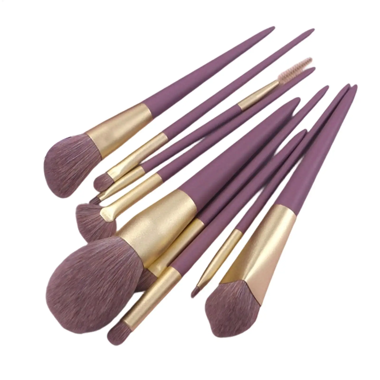 9Pcs Makeup Brush Set Cosmetic Foundation Powder Eyeshadow  Blending Make Up Brush Beauty  Makeup Tool with  Storage Bag