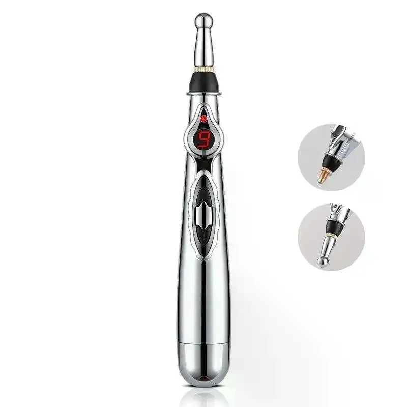 Pluma de acupuntura electrónica, pluma de punto de acupuntura, pluma de punto de acupuntura, pluma meridiana de energía, pluma de masaje, acupuntura