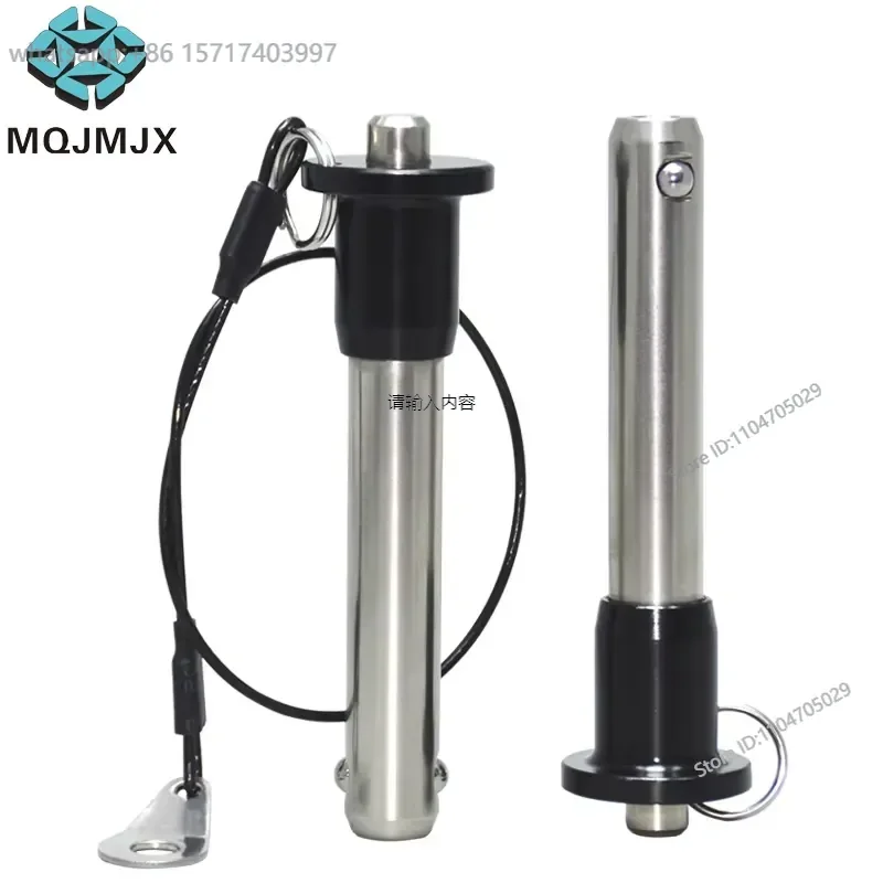 2pcs Ball head locking pin linear array audio pin handle quick release pin with rope