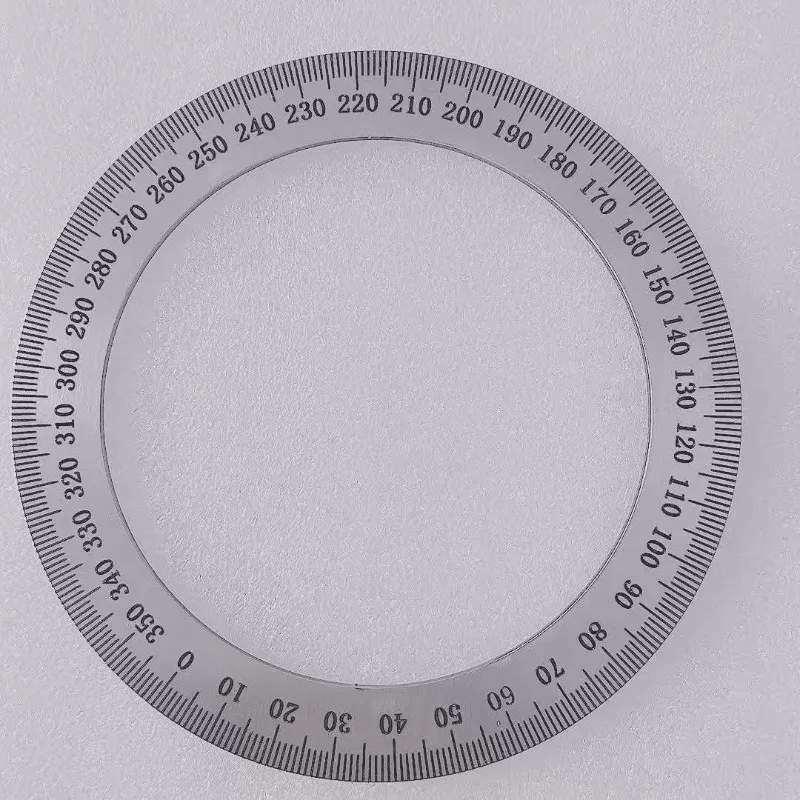 Stainless steel circular dial angle 360 ruler cursor identification accessories machine measurement dividing