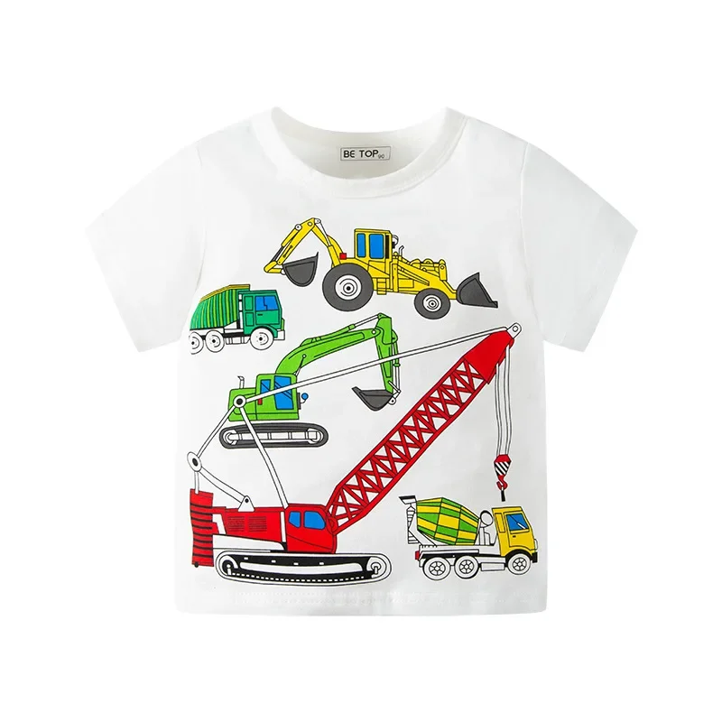 New Summer Korean Version of Children's Short-sleeved T-shirt in The Children Modal Top Tide Boy Girl Clothes  Clothes