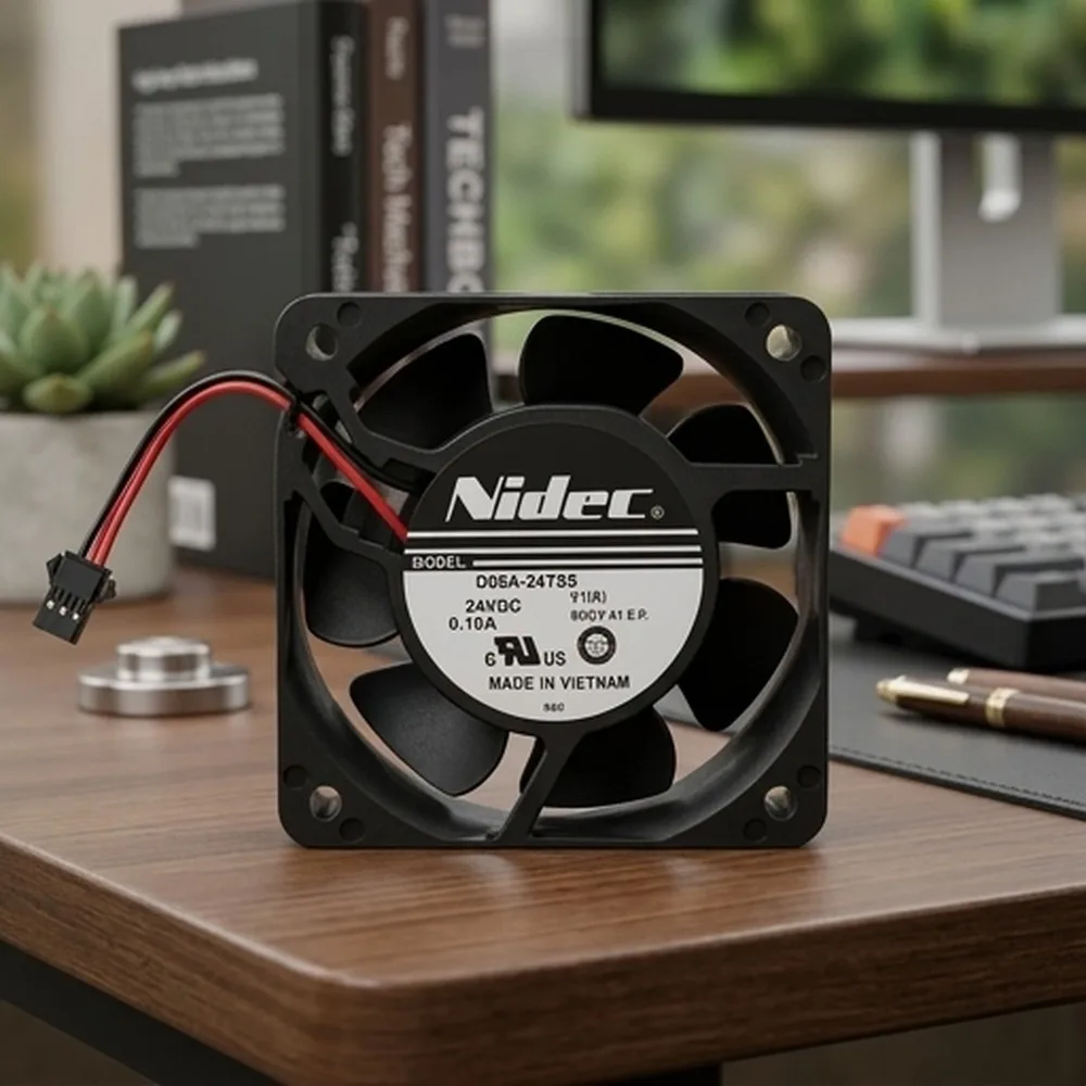 

For Nidec D06A-24TS5 6025 DC24V 0.10A 6CM 2-Wire Inverter Cooling Fan