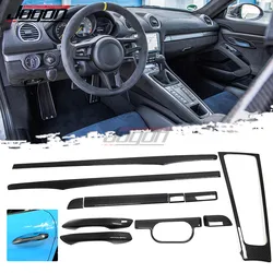 Voor Porsch 911 Carrera S GTS Tatga 4 s GT3 Turbo Speedster 991 Carbon Auto-interieur Centrale Console Versnellingspook panel Cover Trim