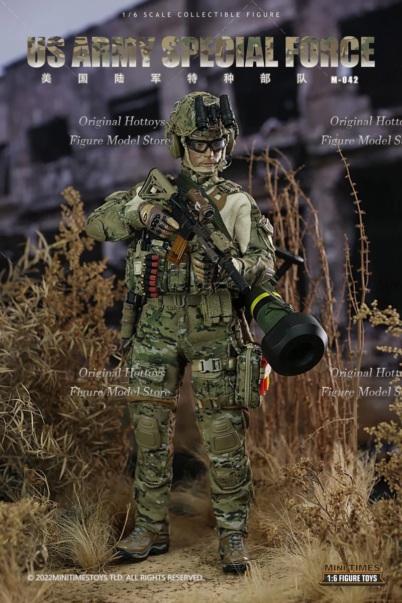 ในสต็อก Minitimes M042 1/6 Scale Men ทหาร US Army กองกําลังพิเศษชุด 12 นิ้วรูปตุ๊กตาพัดลมของขวัญ