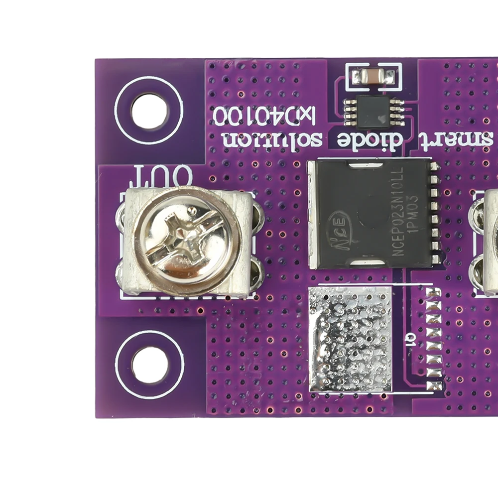 وحدة صمام ثنائي مثالي عالي التيار 40A 60A لا يوجد حد جهد شحن الطاقة الشمسية مضاد للعكس ومضاد للتدفق الخلفي مقوم الصمام الثنائي المثالي