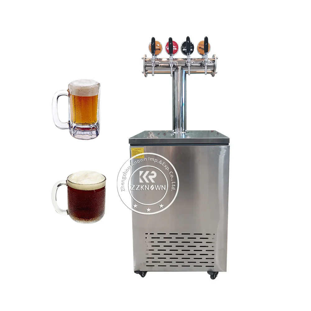 Commercial Beer Processing Machine Stainless Steel Draft Beer Machines Beer Keg Refrigerator Beverage Cooler For Restaurant