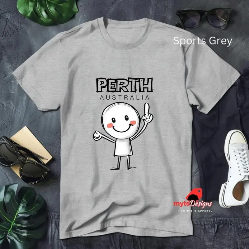 

Футболка Perth Little Oz Caricature Design, сувенир, милый туристический Сидней, Мельбурн, Брисбен, Аделаида, Хобарт, праздник