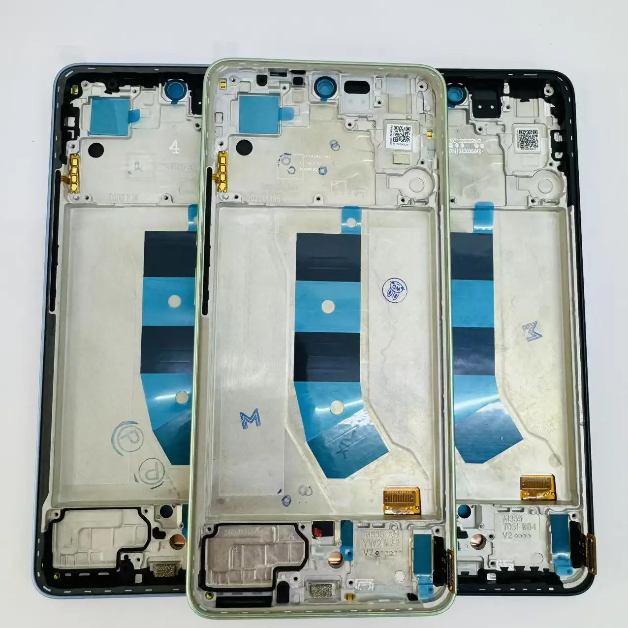 6.67 "AMOLED Asli untuk Xiaomi Redmi Note 13 4G 23129RAA4G Layar Sentuh Digitizer Tampilan Lcd untuk Redmi Note13 4G Lcd W Bingkai